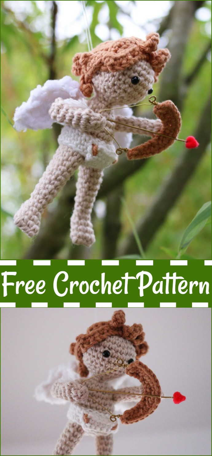 Cupid Crochet Doll Free Amigurumi Pattern
