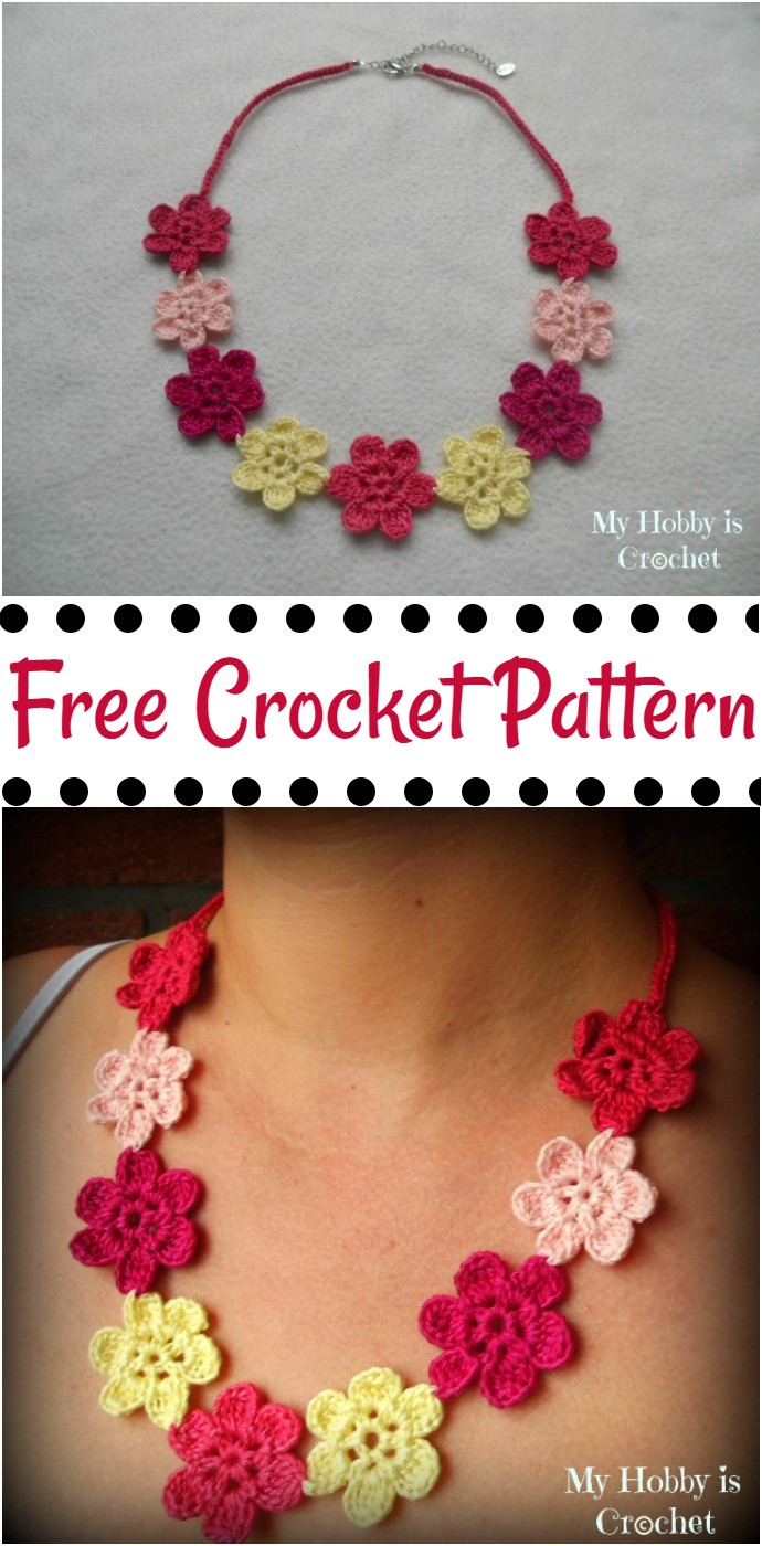Flower Necklace Hawaiian Dream Free Pattern