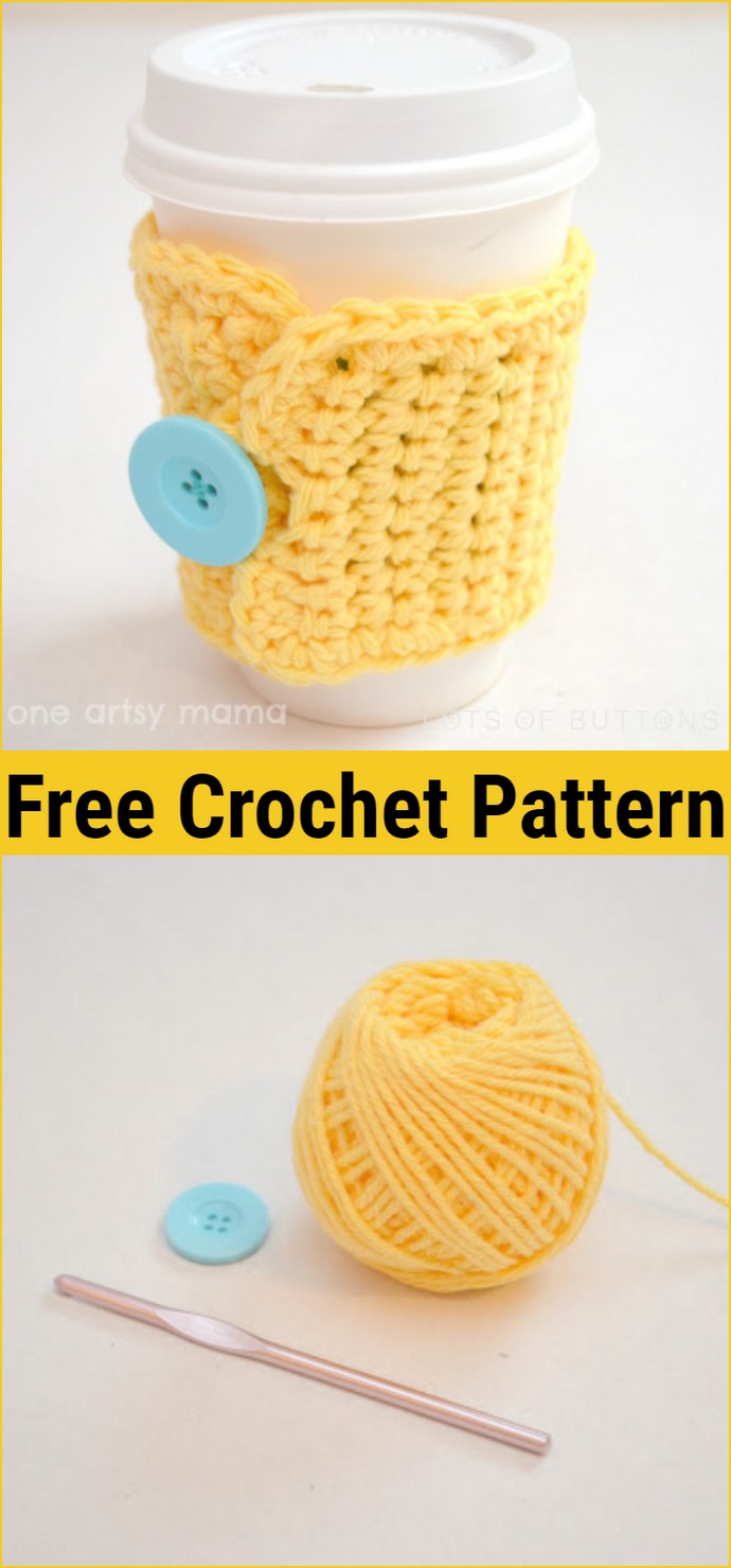 Free Crochet Coffee Cozy