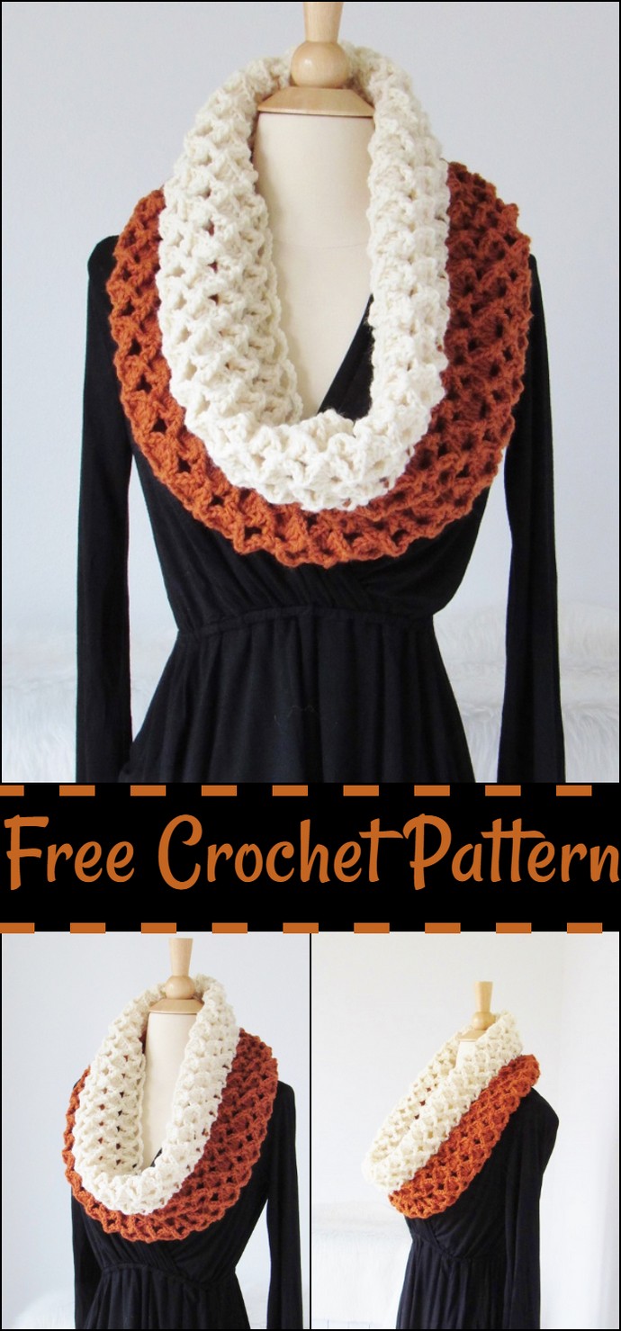 Free Crochet Cowl Pattern Sea Shells Cowl