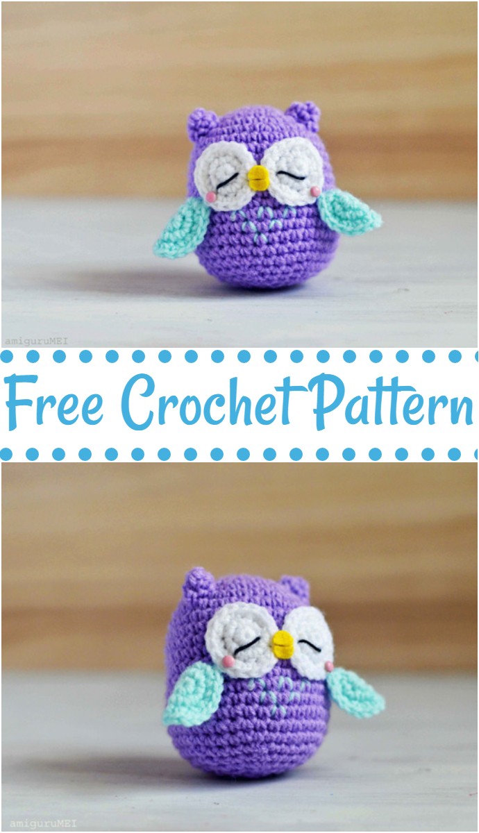 Free Crochet Owl Amigurumi Mr Murasaki