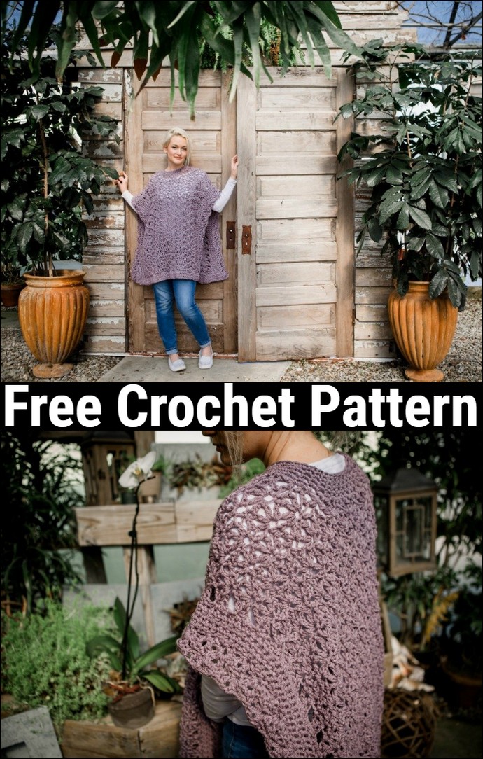 Free Crochet Poncho Pattern