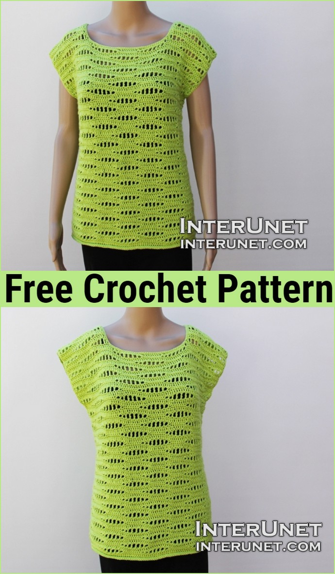 Free Crochet Sleeveless Summer Top