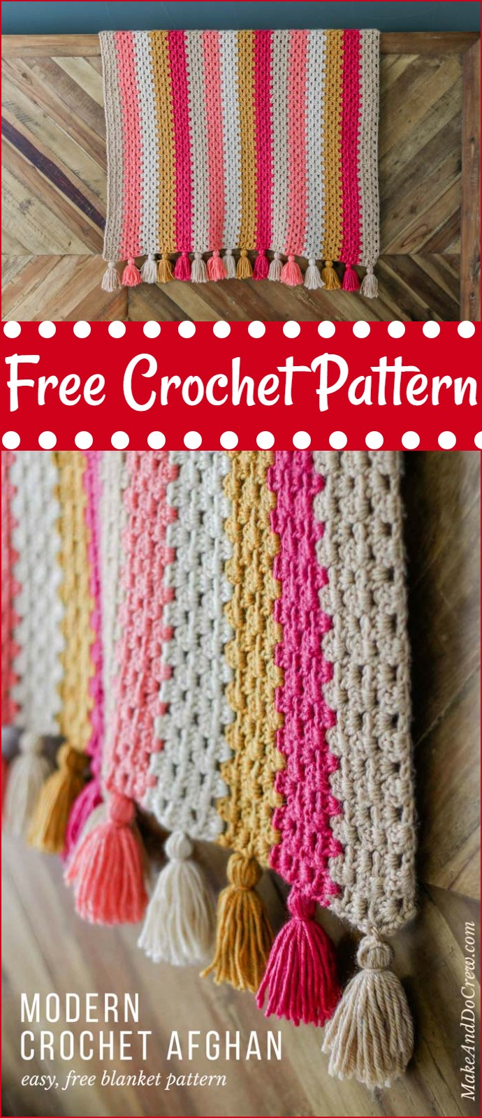 Modern Crochet Granny Stitch Blanket Free Pattern
