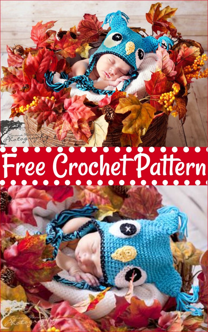 Owl Crochet Hat Free Pattern