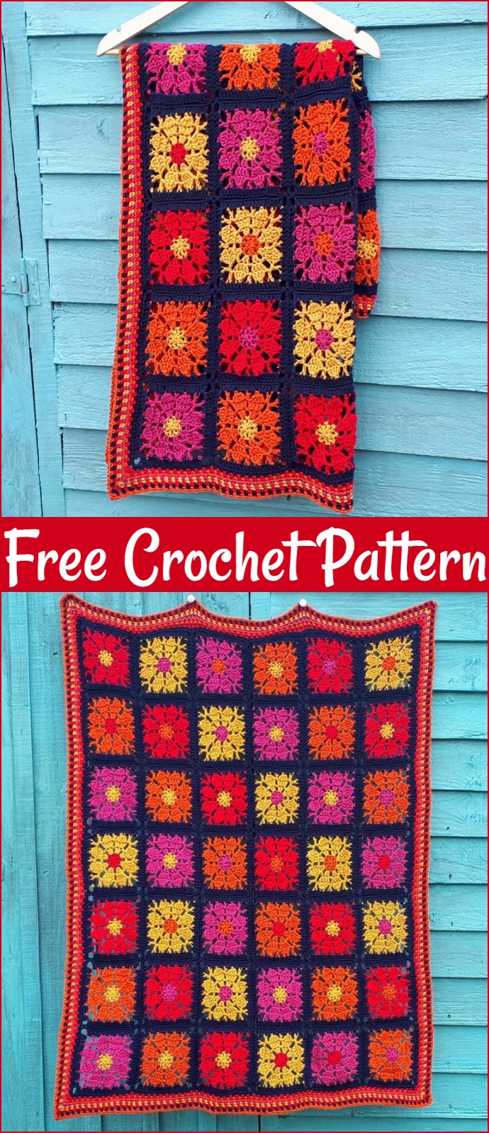 Carousel Blanket Free Crochet Pattern
