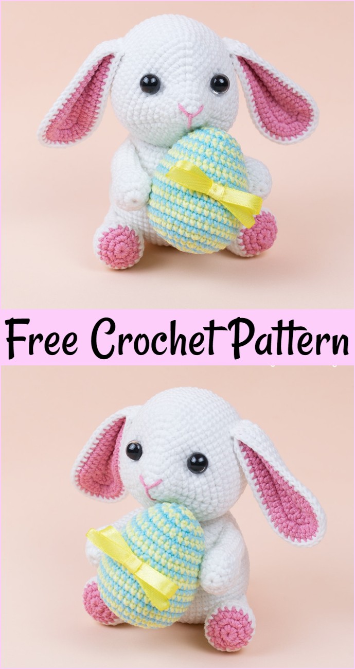 Easter Bunny With Egg Crochet Pattern
