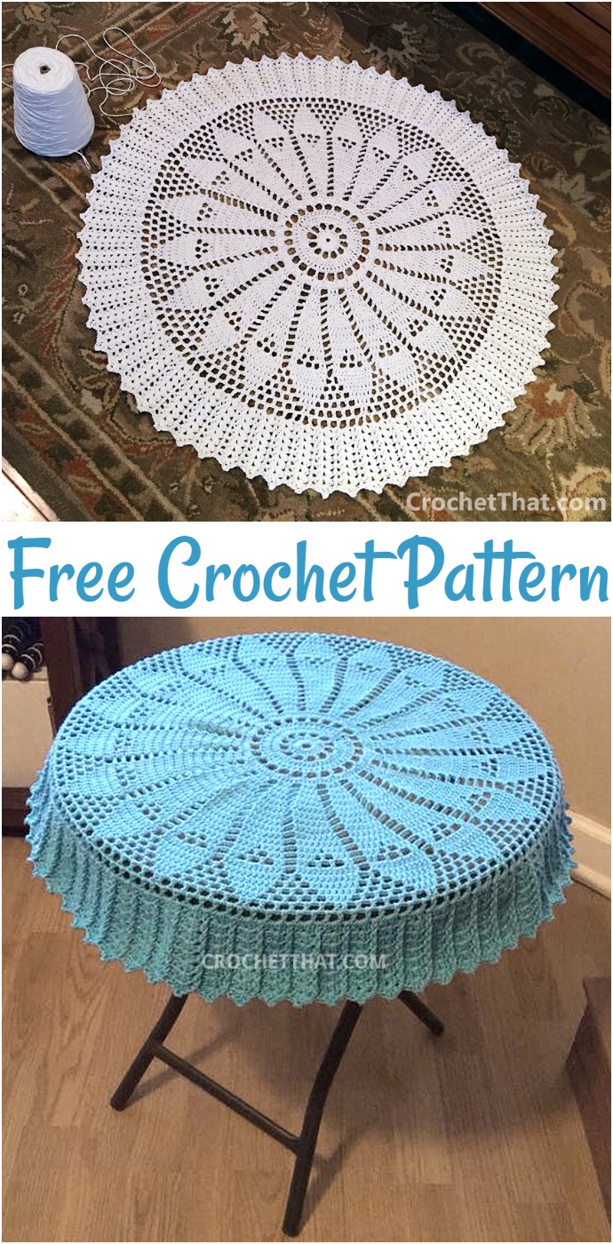 Free Crochet A Round Sunflower Rug