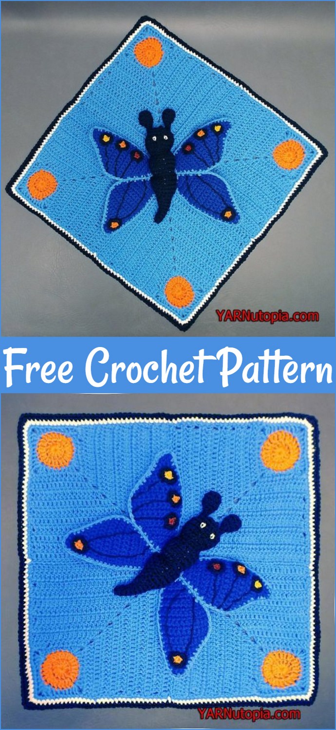Free Crochet Butterfly Lovey