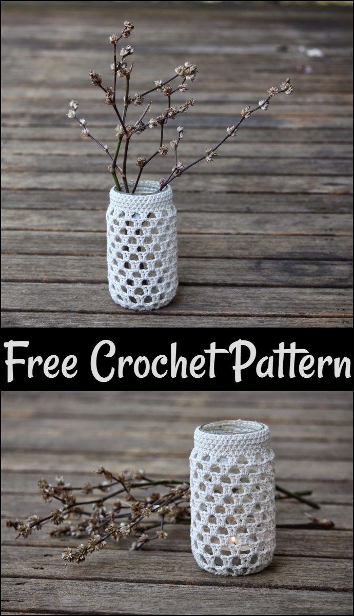 Free Crochet Jar Cosy Pattern