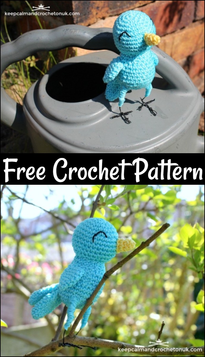 Free Crochet Pattern Bluebird Of Happiness