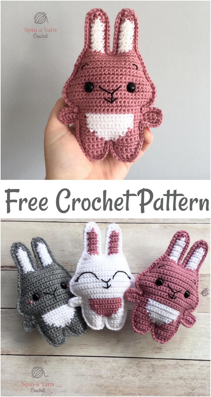 Pocket Bunny Free Crochet Pattern